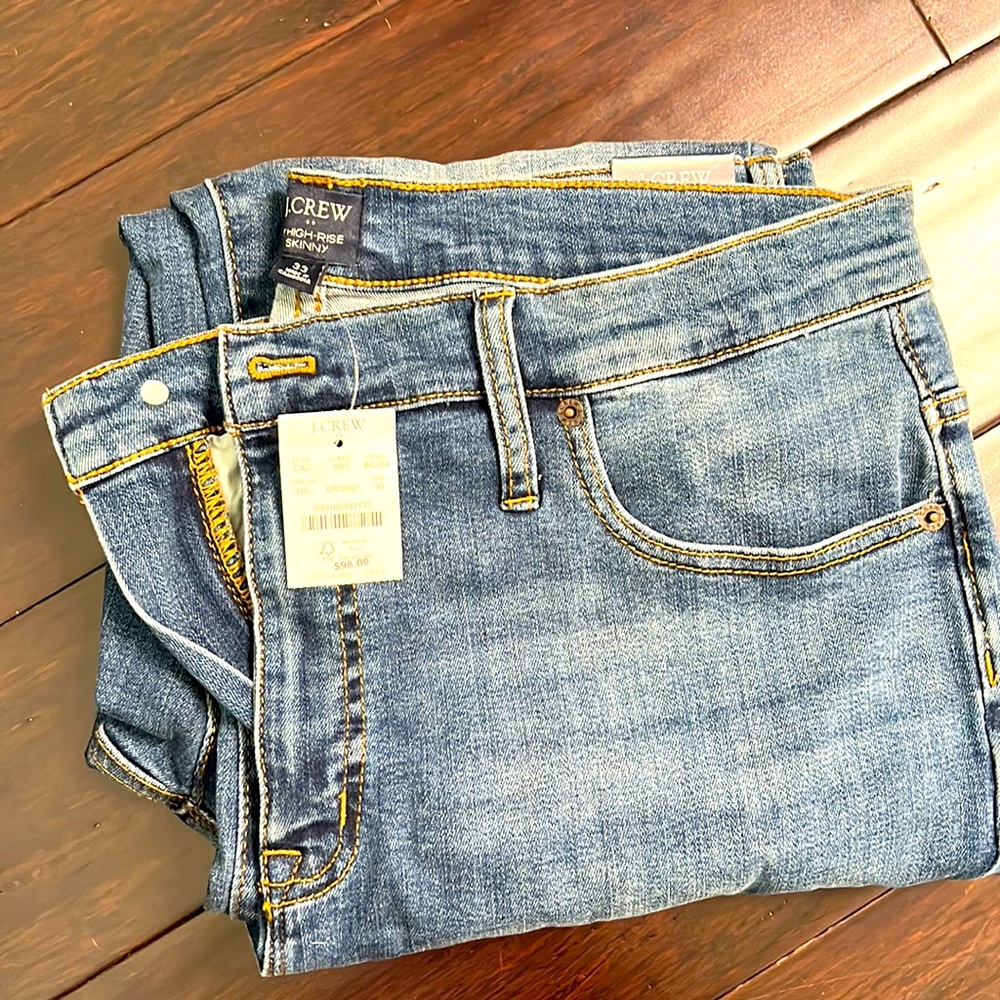 J. Crew High-Rise Skinny Jeans Size 33